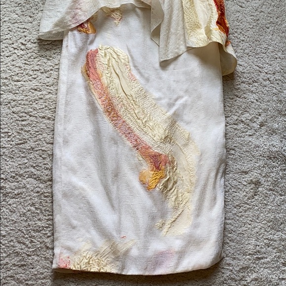 Prabal Gurung orange zest strapless dress art - Picture 8 of 14